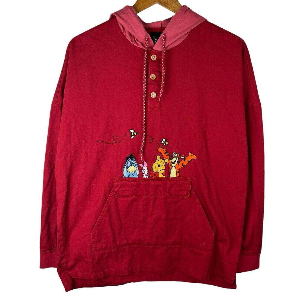 Disney Box Lunch Unisex Sz S Hoodie Sweater Winnie the Pooh Oh Bother Pocket